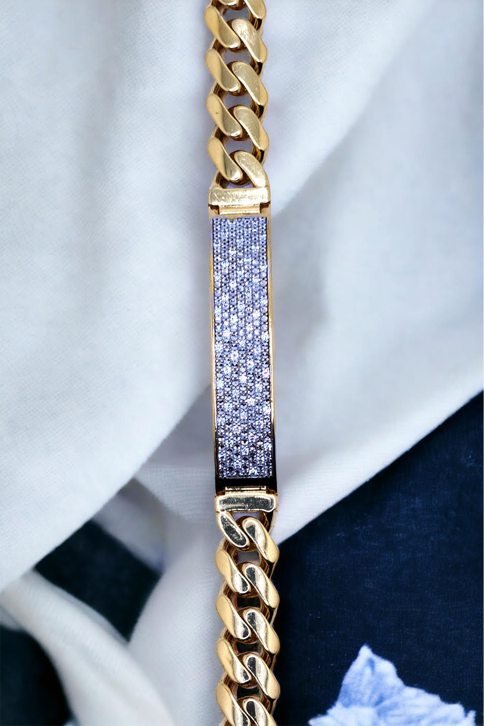 Men's Cuban Bracelets with Diamonds